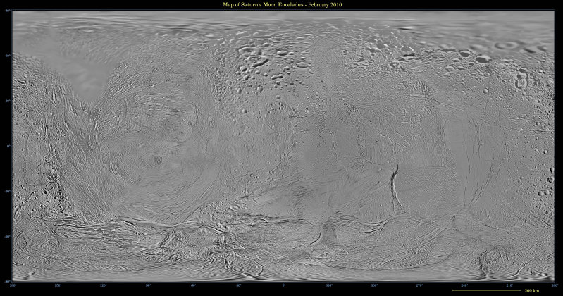 Carte d'Encelade